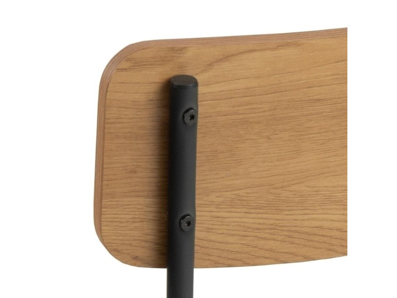 Krzesło Peru dąb/czarne - ACTONA